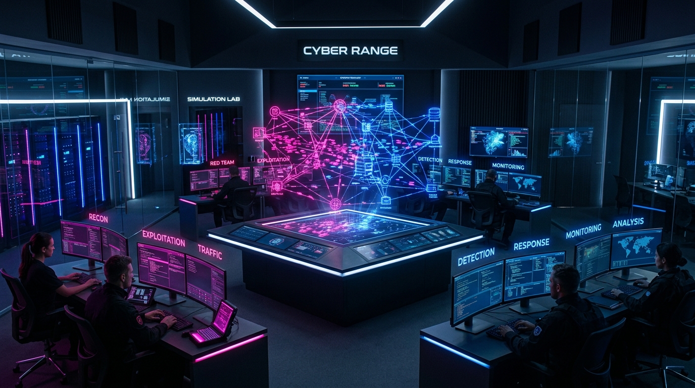 BTU Cyber Security Warfare Range Lab Simulation Room